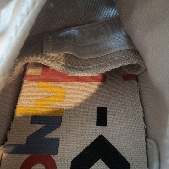 Converse 1908 Chuck Taylor All Star Lift Low White Sneaker Shoes Womens 7.5 - Picture 10 of 13